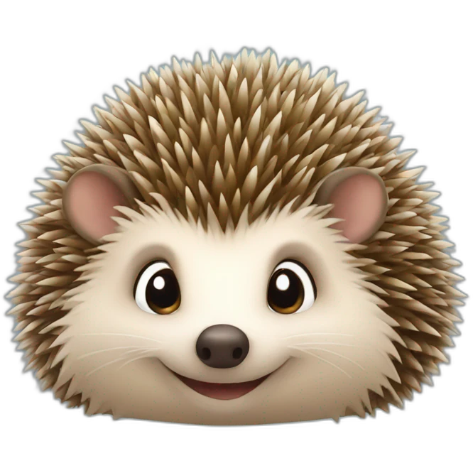 beautiful hedgehog emoji