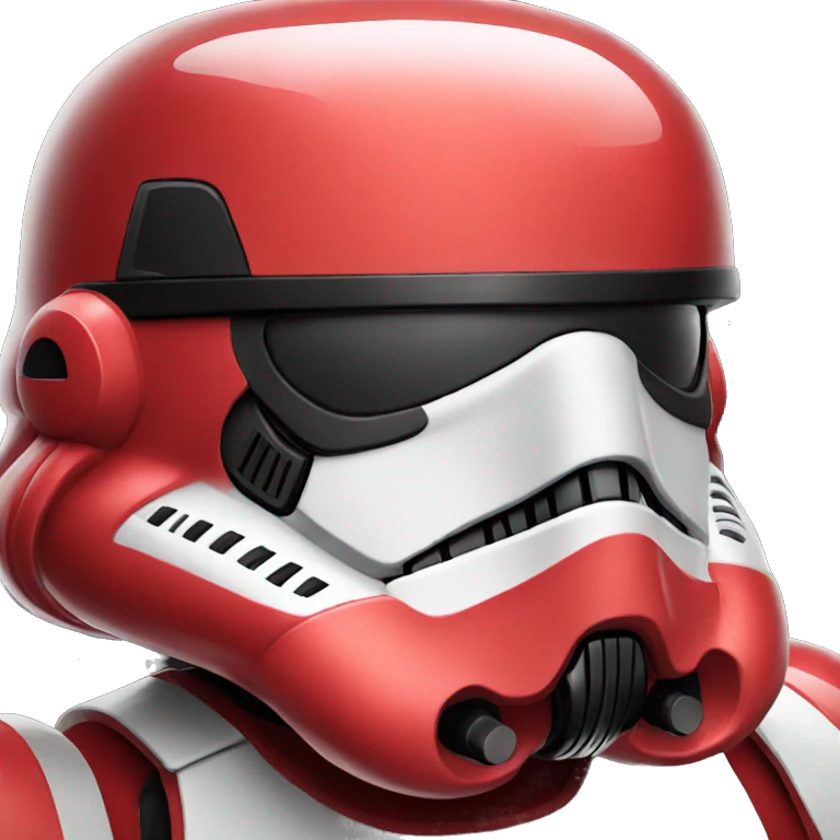 Red stormtrooper emoji
