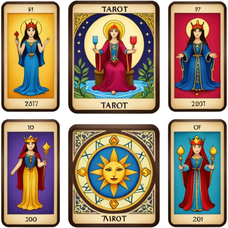 A deck of tarot cards emoji