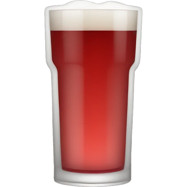 red glass emoji