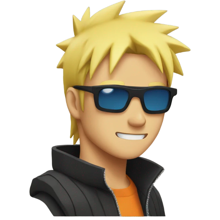Naruto with shades on emoji