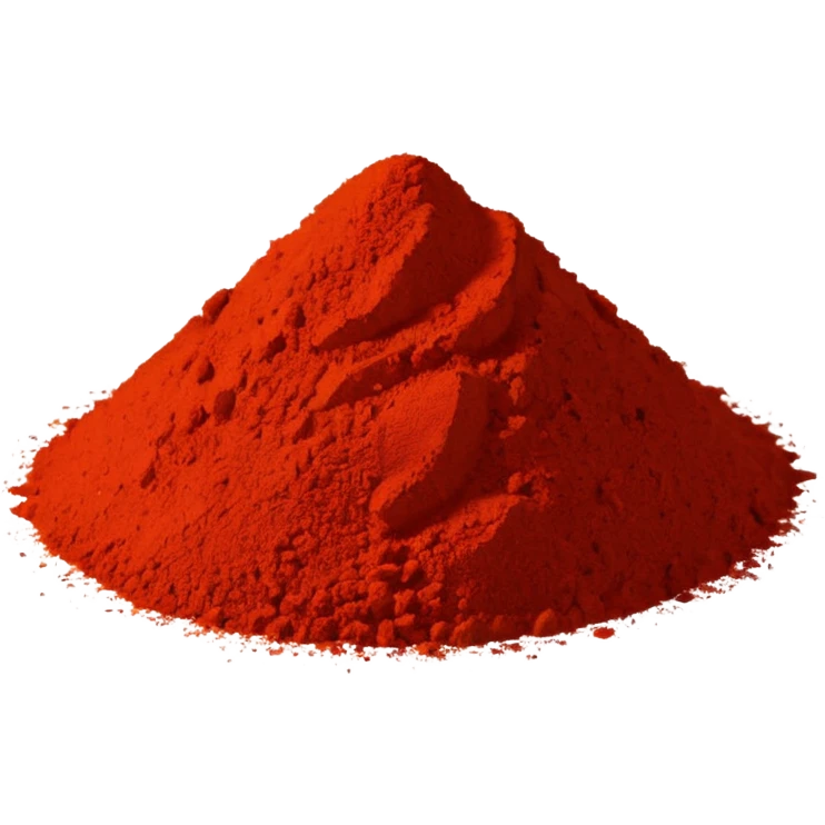 powder of red chili emoji