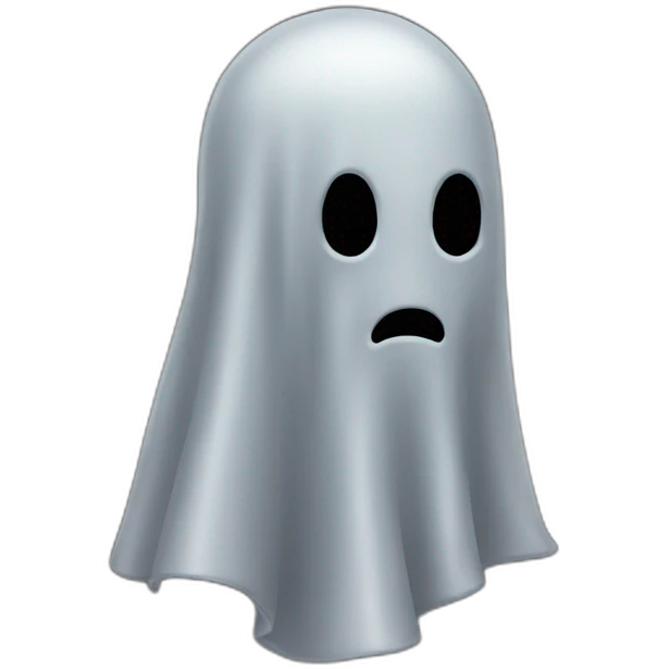 Black-ghost emoji