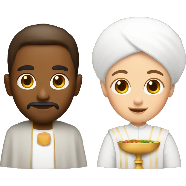 Saint and a Dinner emoji