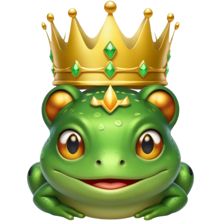 Frog princesseam emoji