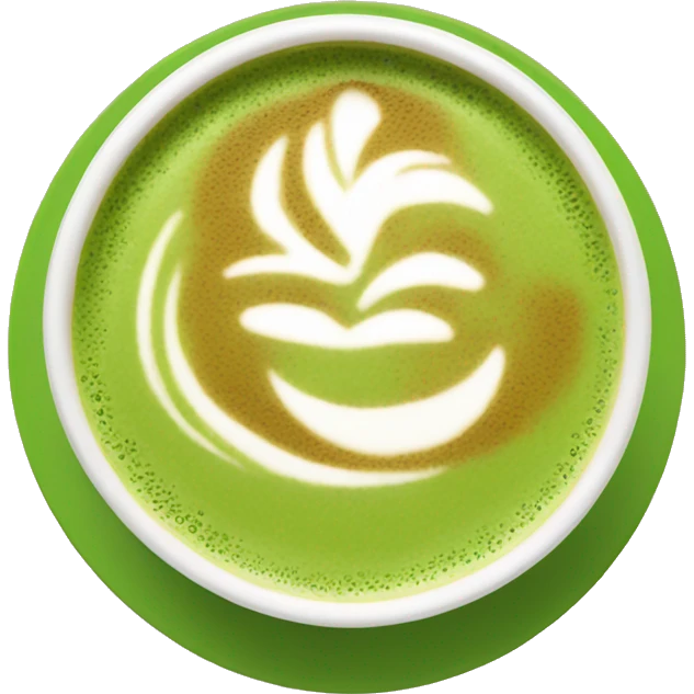 Matcha latte  emoji