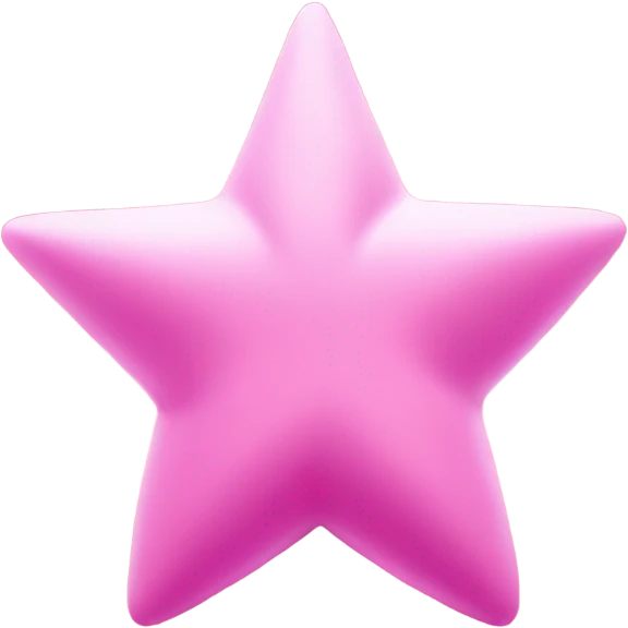 pink star emoji