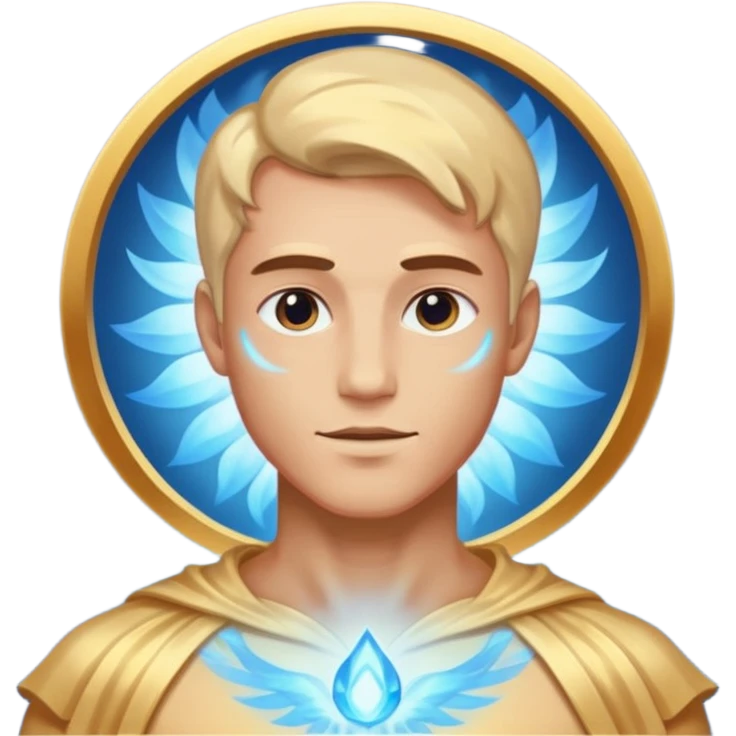 A man with aura emoji