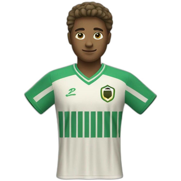 retro soccer jersey emoji
