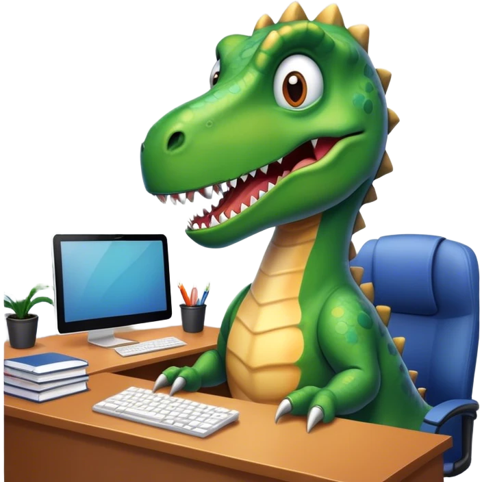 office dinosaur emoji
