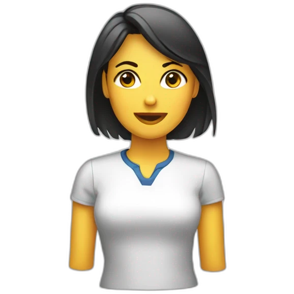 emoji de mujer computadora emoji