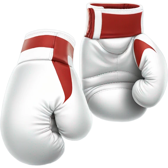 White boxing gloves emoji