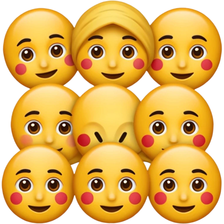 فانتزی و کیوت با رنگ صورتی و بنفش قلب emoji