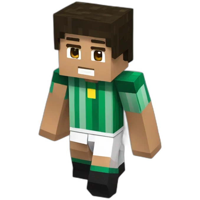 Ronaldo dans Minecraft  emoji