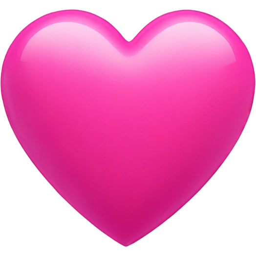 Pink heart emoji