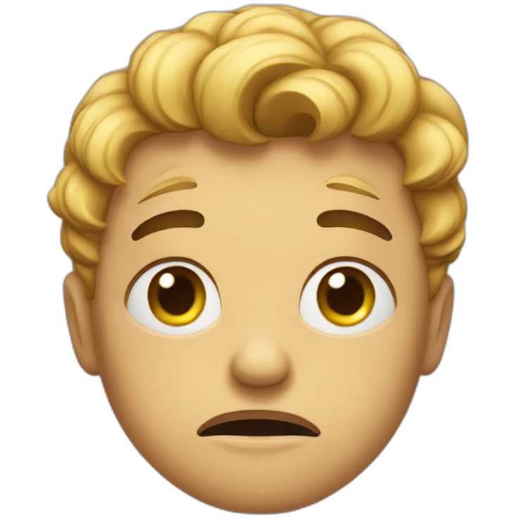 Frustrated emoji