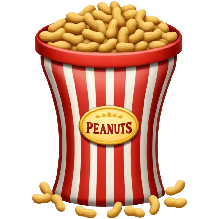 Bag of peanuts at the circus emoji