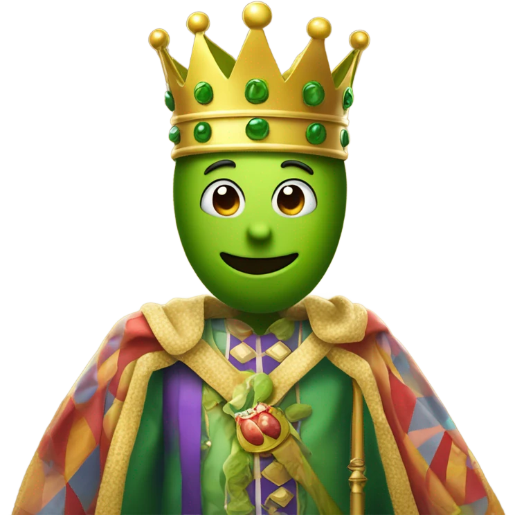 The pickle king emoji