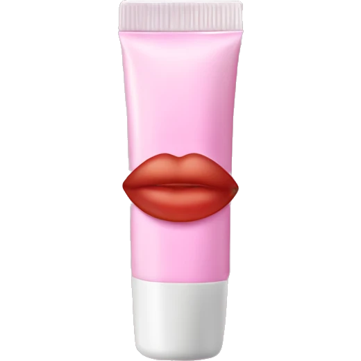 lip balm emoji