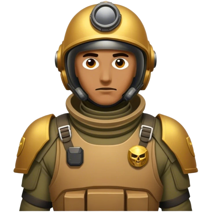 the guy from the helldivers 2 intro emoji