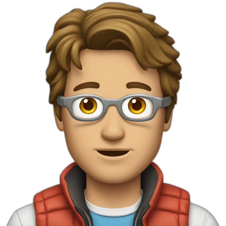Marty mcfly emoji