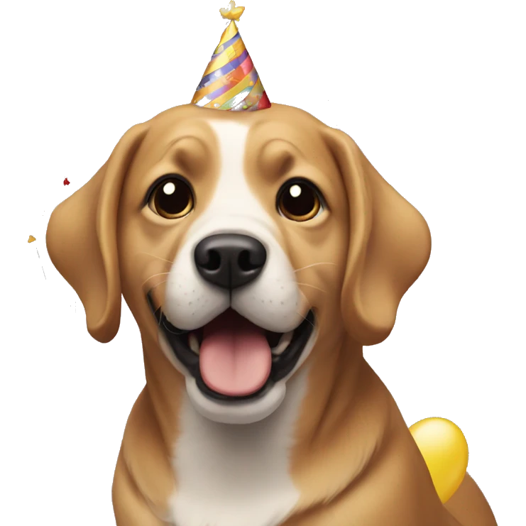 Dog Happy Birthday  emoji