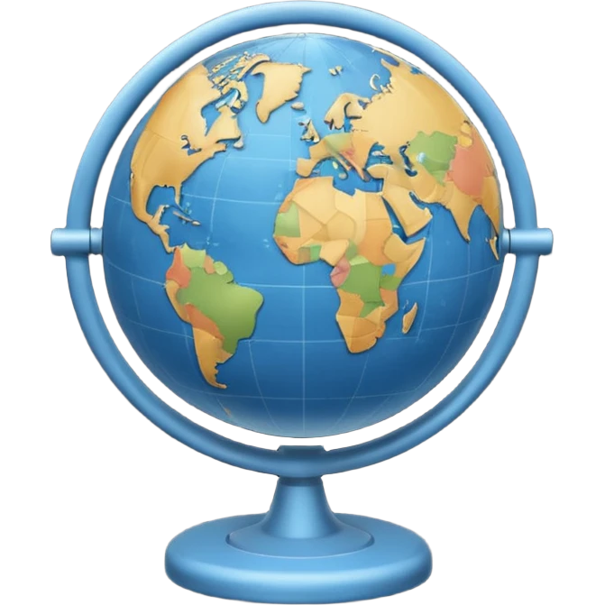 globe on an empty chalkboard emoji