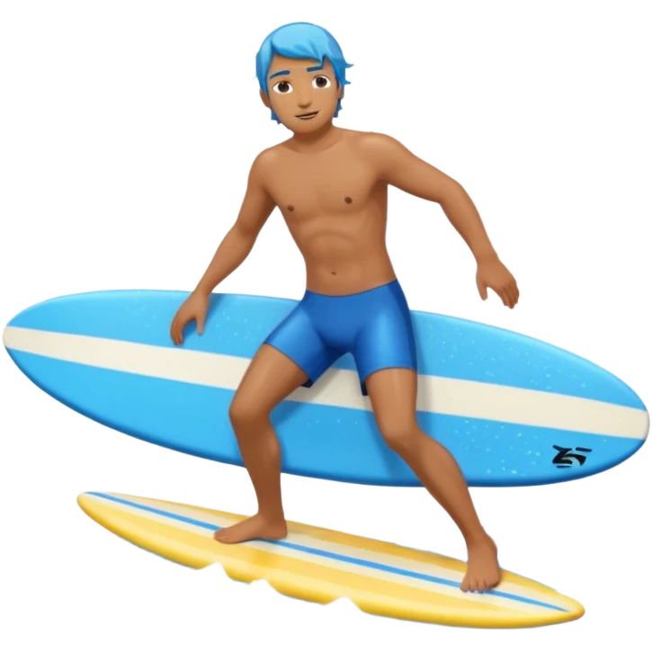 Un hombre sorfeando emoji