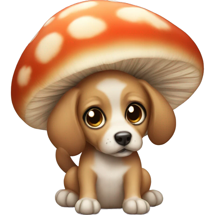 mushroom puppy emoji