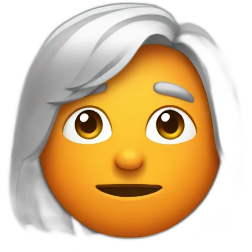 media naranja emoji