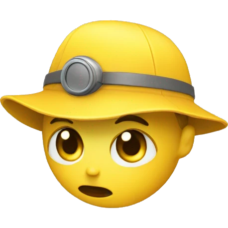 The yellow cap is crying emoji