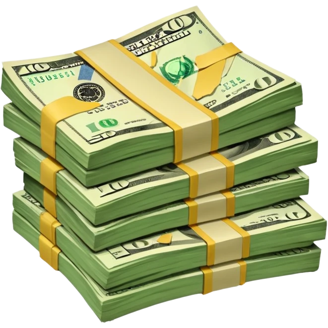 Falling value of the dollar emoji