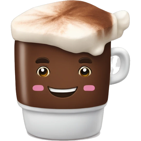 cocoa with marsjmallow emoji