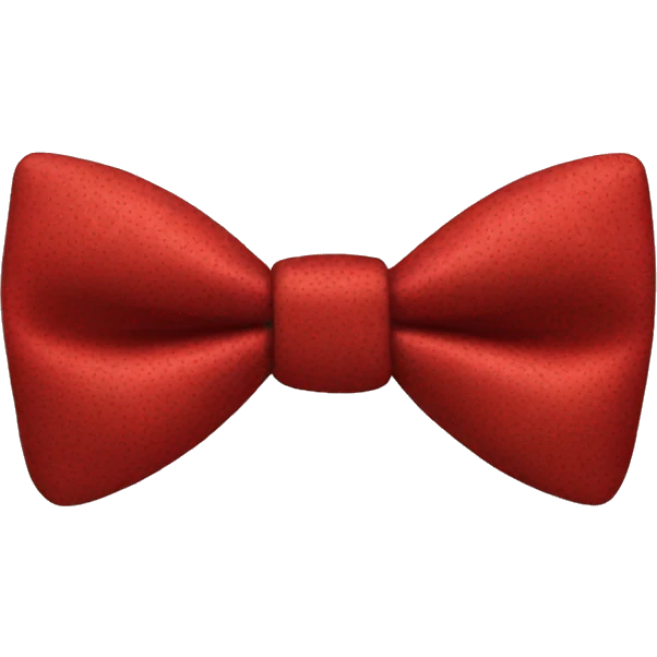 Red bow tie emoji