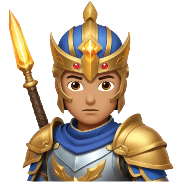  a magic knight with flare emoji