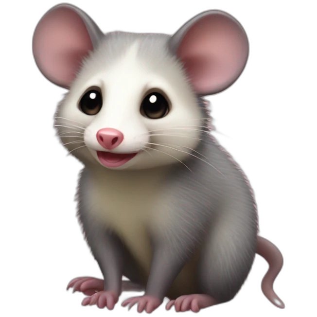 Opossum emoji