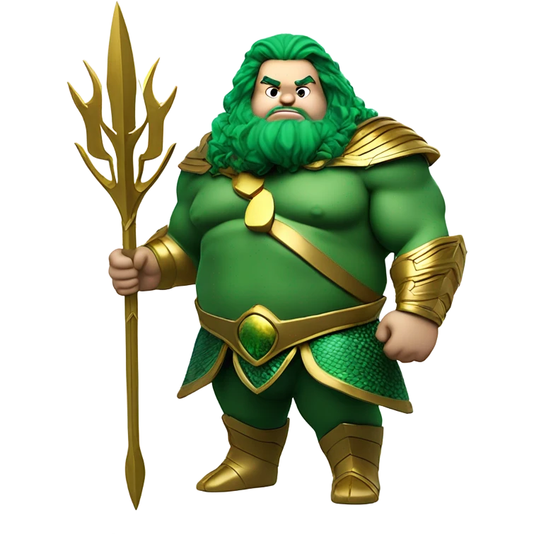 Fat Aquaman emoji