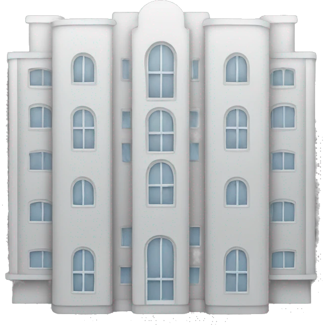 hotel icon only in black line without outline emoji