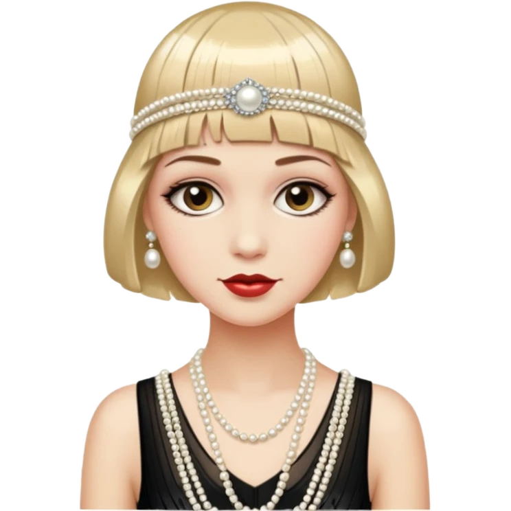 gatsby woman emoji