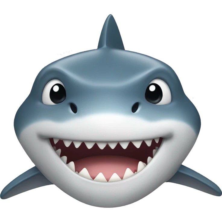 shark with dog face emoji