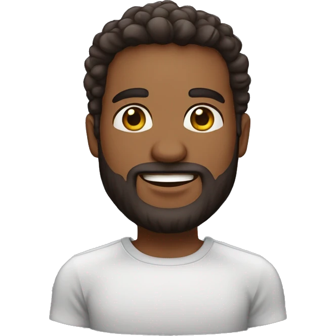 JOVEM NARIGUDO E BARBA brasileiro  emoji