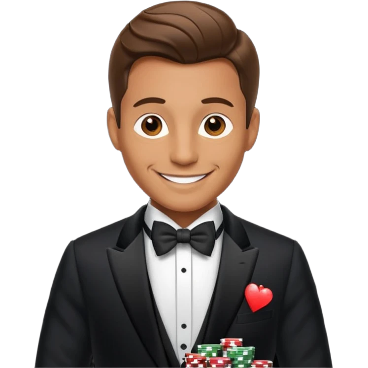 high roller wagering on casino games emoji