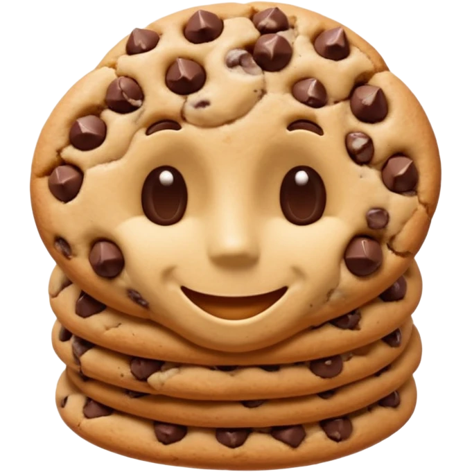 Chocolate Chip Cookie Man emoji