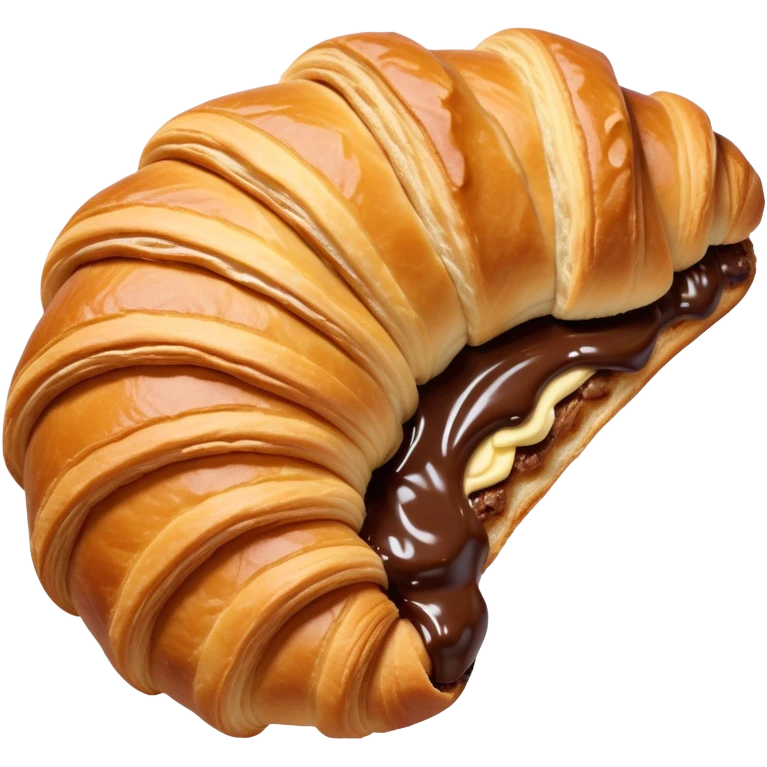 nutella croissant  emoji