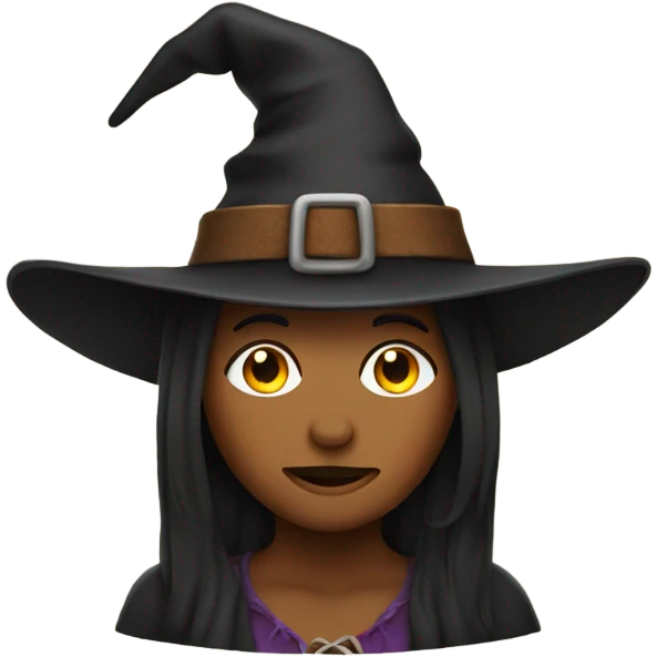 Witch with cowboy hat emoji