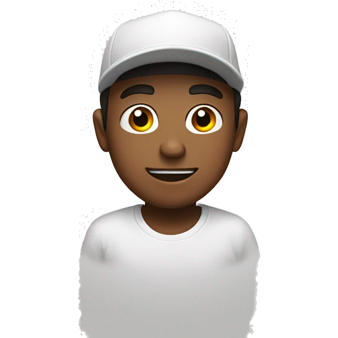 Man with brown eyes, wearing a backwards hat, sitting on the toilet  emoji