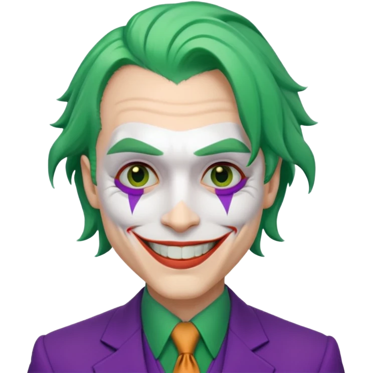 realistic joker from batman emoji