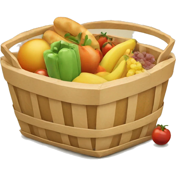 food basket emoji