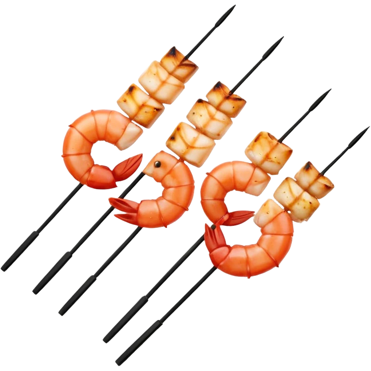 Shrimp skewers emoji
