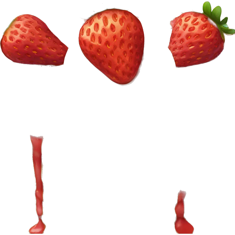 Strawberry pancake emoji
